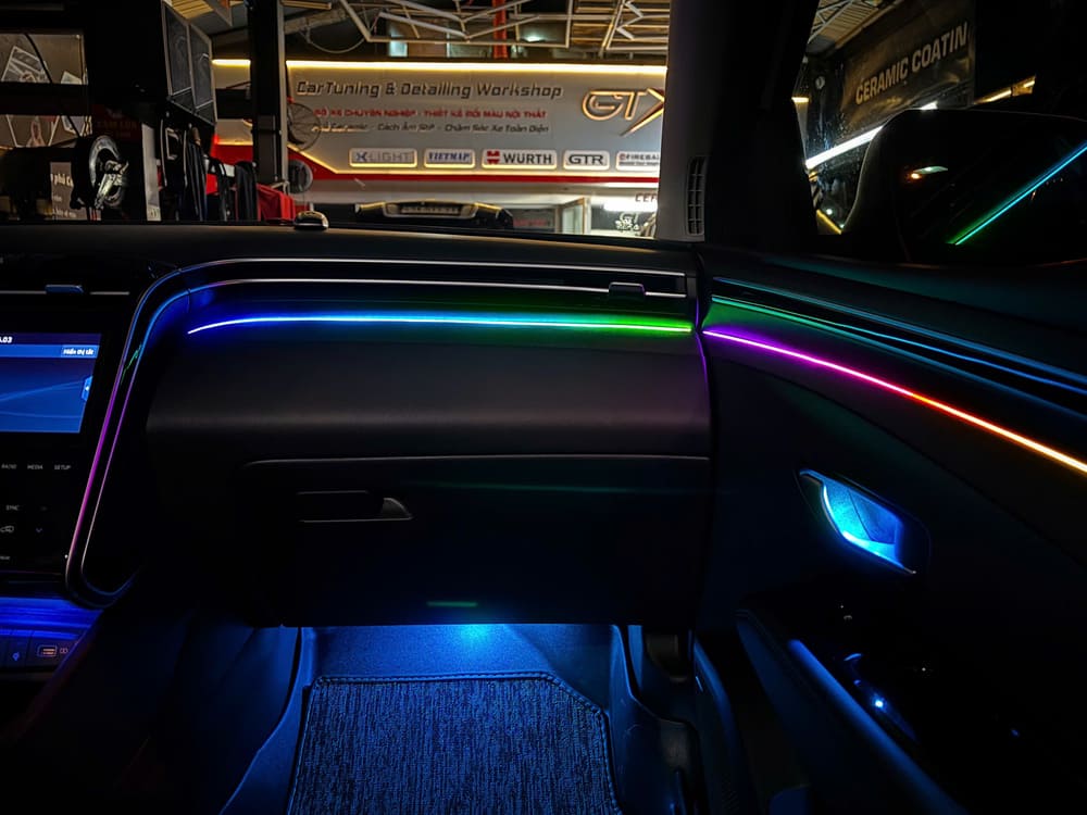 Minh họa LED viền nội thất