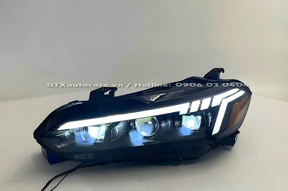 Nâng cấp đèn pha cho xe Civic