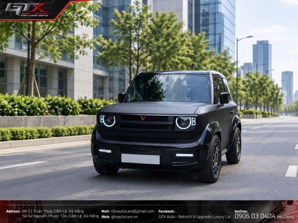 Nâng cấp đèn pha vf3