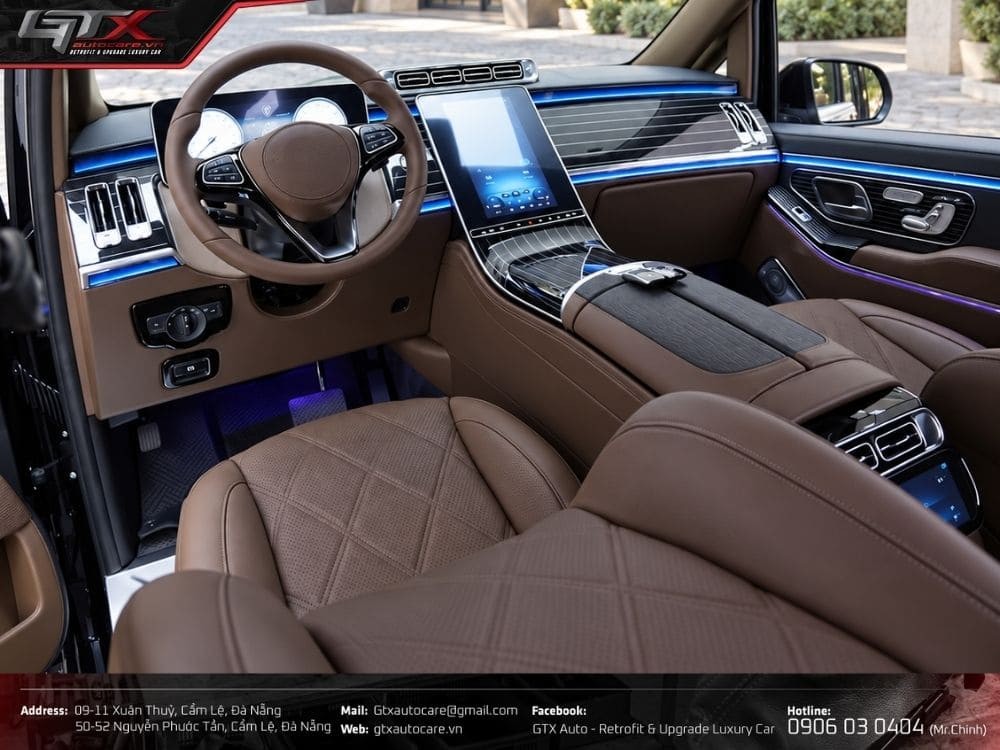 Nâng cấp ghế trước cho xe Mercedes V Class