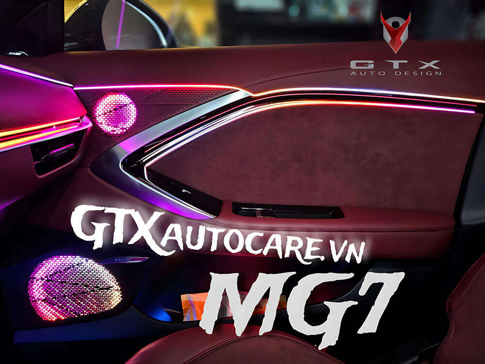 Nâng cấp LED viền nội thất cho xe MG7