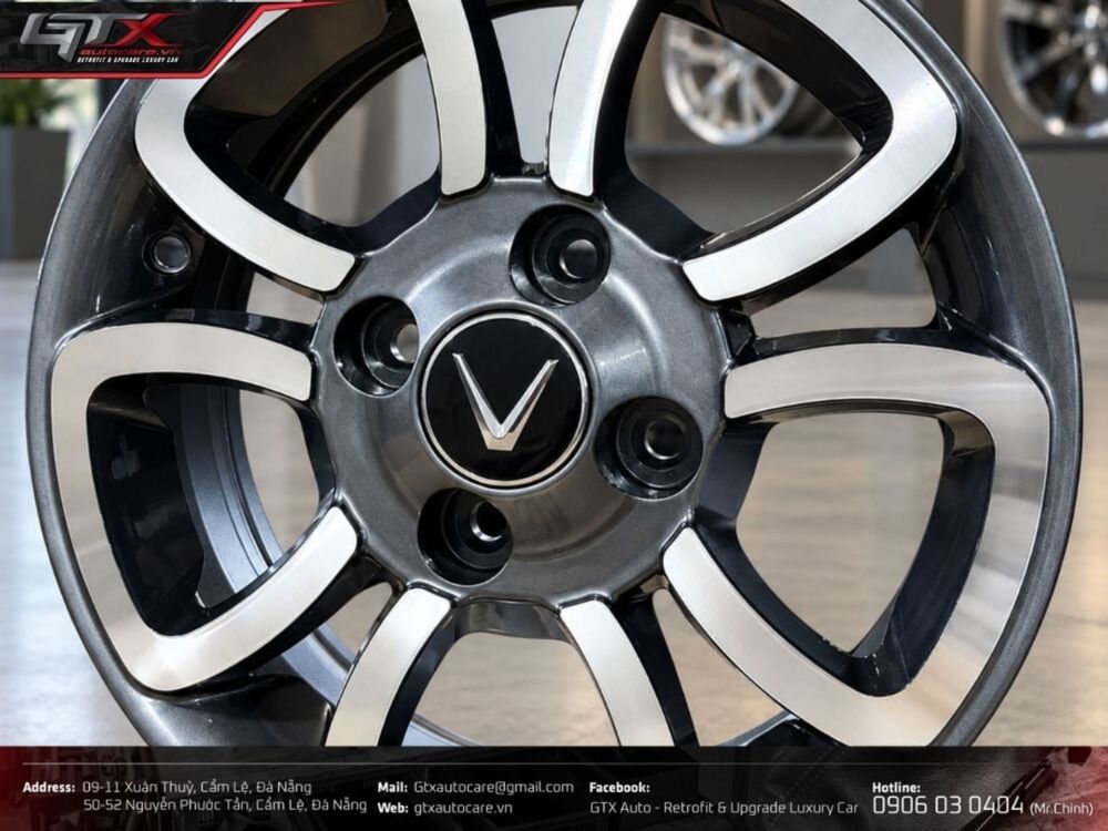 Nâng cấp mâm và lốp xe VF2