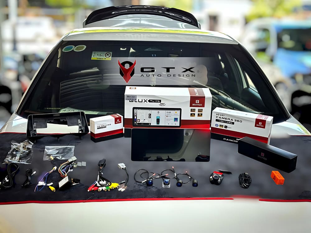 Nâng cấp màn hình 360 cho xe Civic