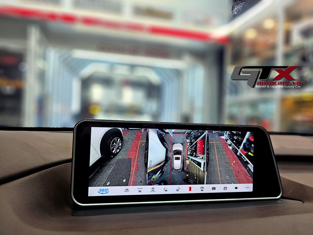  Nâng cấp màn hình Android tích hợp 360 2 hệ zin cho Lexus
