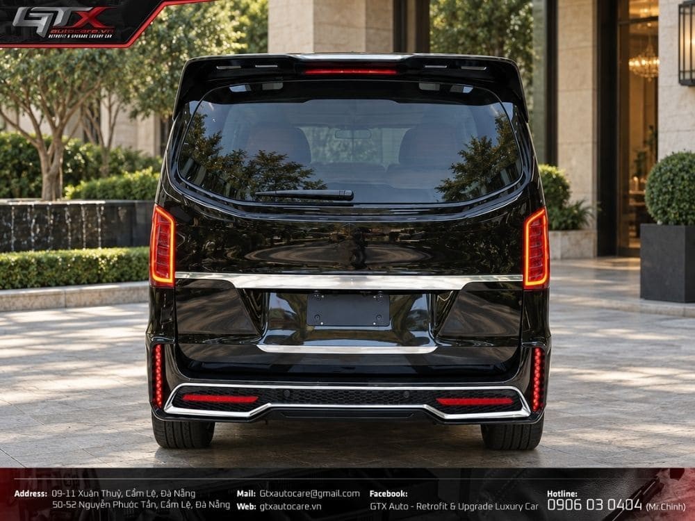 Nâng cấp nội thất cho xe Mercedes V Class tại GTX