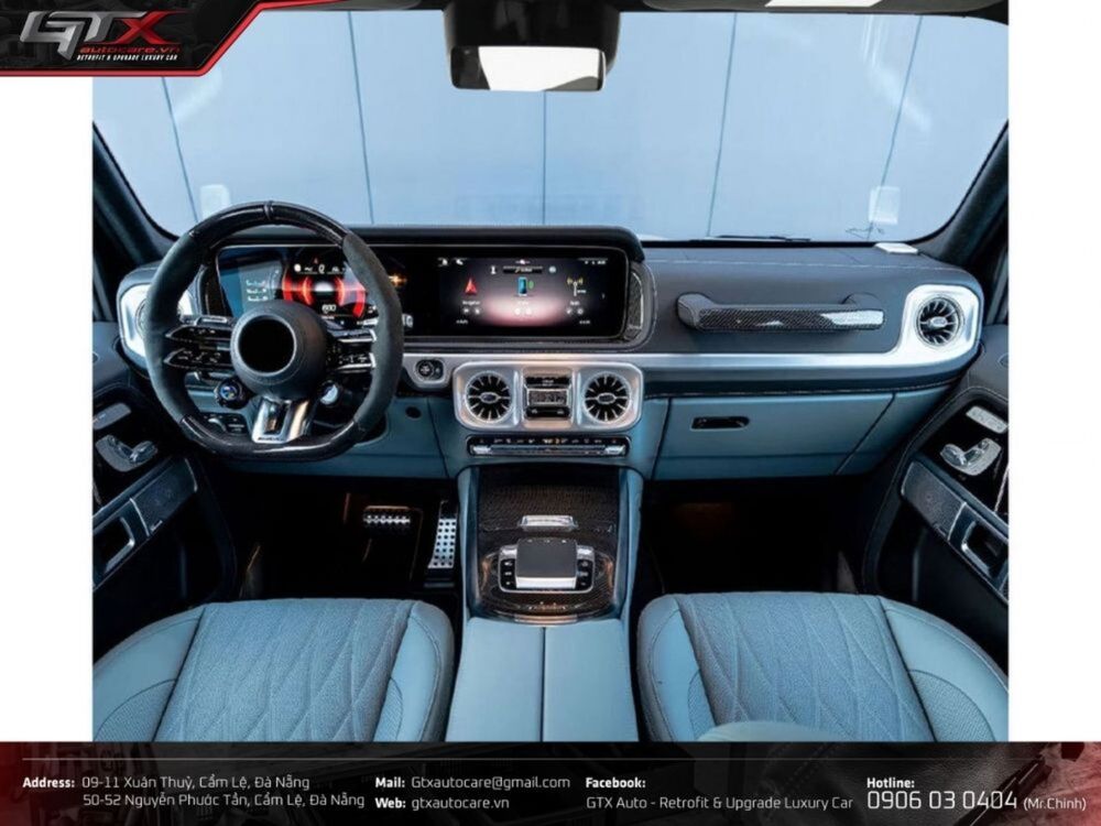 Nâng cấp nội thất da cao cấp cho Mercedes Benz G Class W463 W464