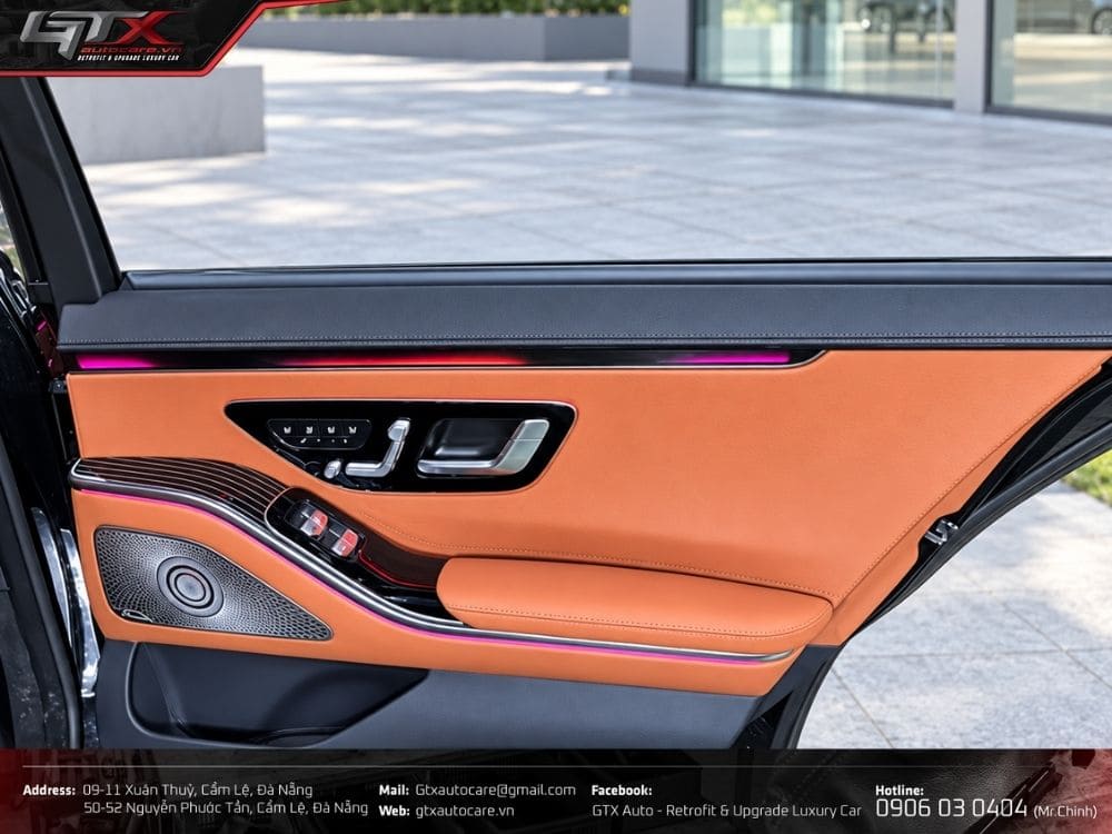 Nâng cấp tapi cửa cho Mercedes S Class W222 lên W223 Maybach