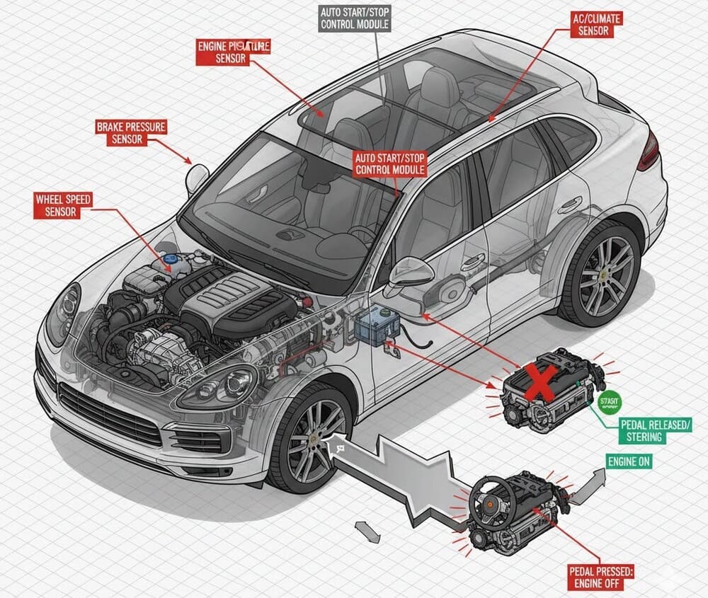 Nguyên lý hoạt động của hệ thống Auto Start Stop