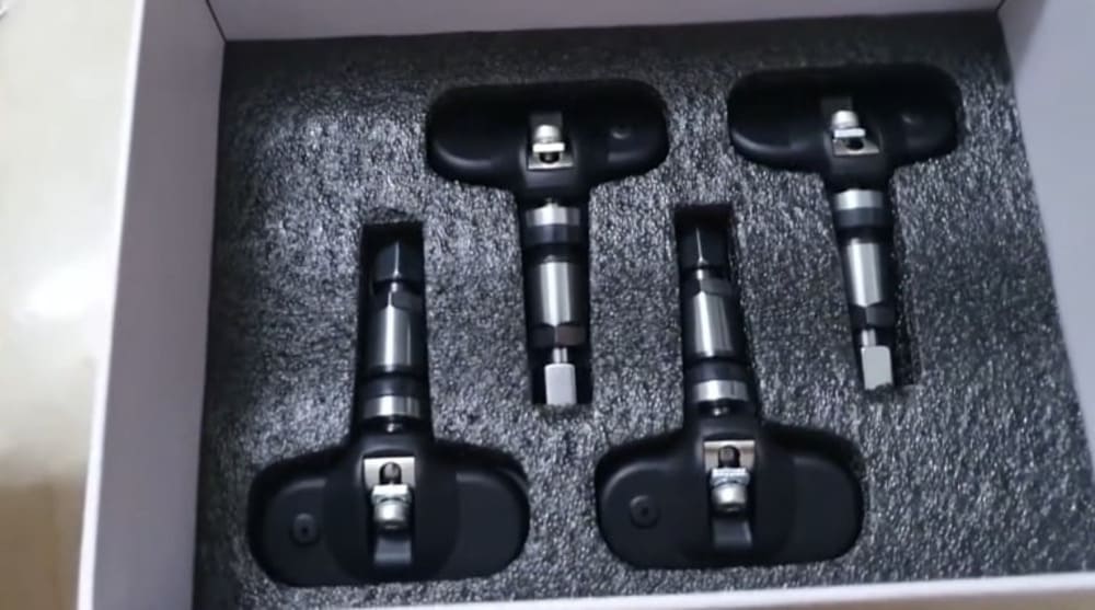 Những cảm biến áp suất lốp đặt nhiều nhất