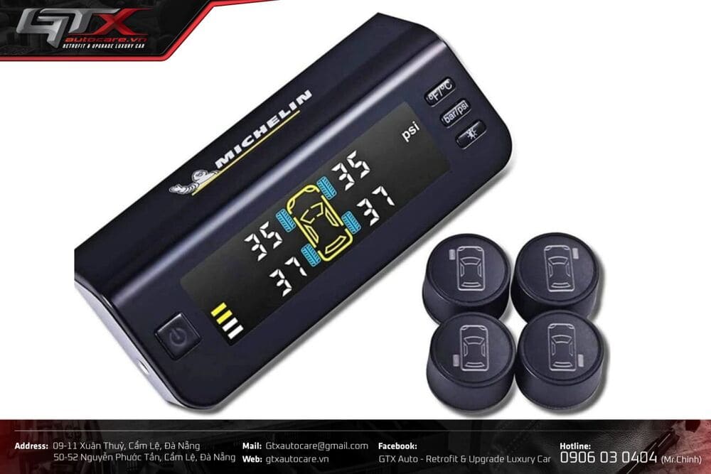 Những dòng cảm biến áp suất lốp của Michelin