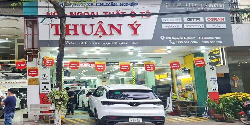 Nội thất ô tô Thuận Ý tại Quảng Ngãi