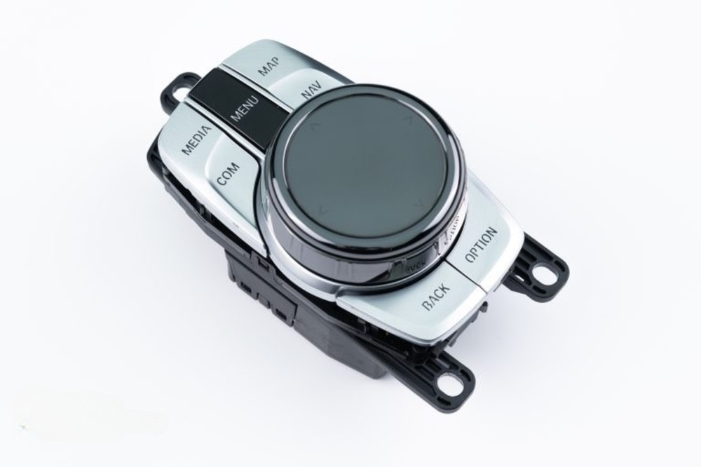 Núm xoay ceramic iDrive BMW chính hãng màu bạc