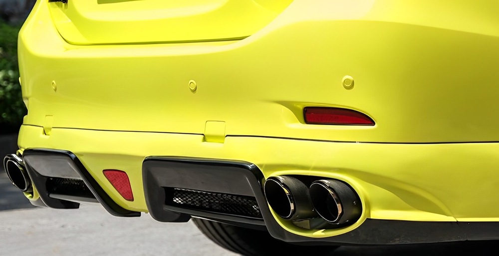 Độ ốp cản sau xe Mazda 6