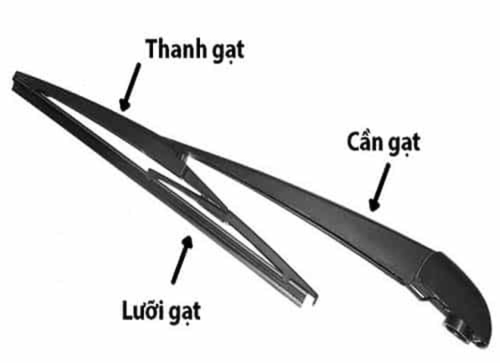 Phân biệt cần gạt mưa và thanh gạt mưa