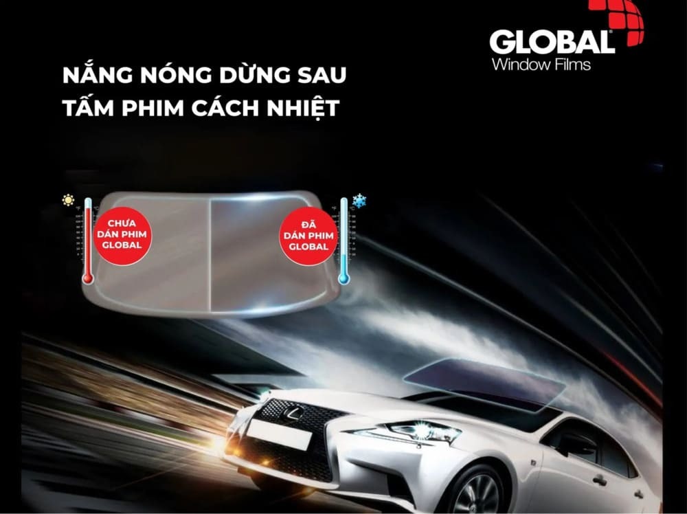 Phim cách nhiệt: Global hay 3M Crystalline - Quyết định thông minh