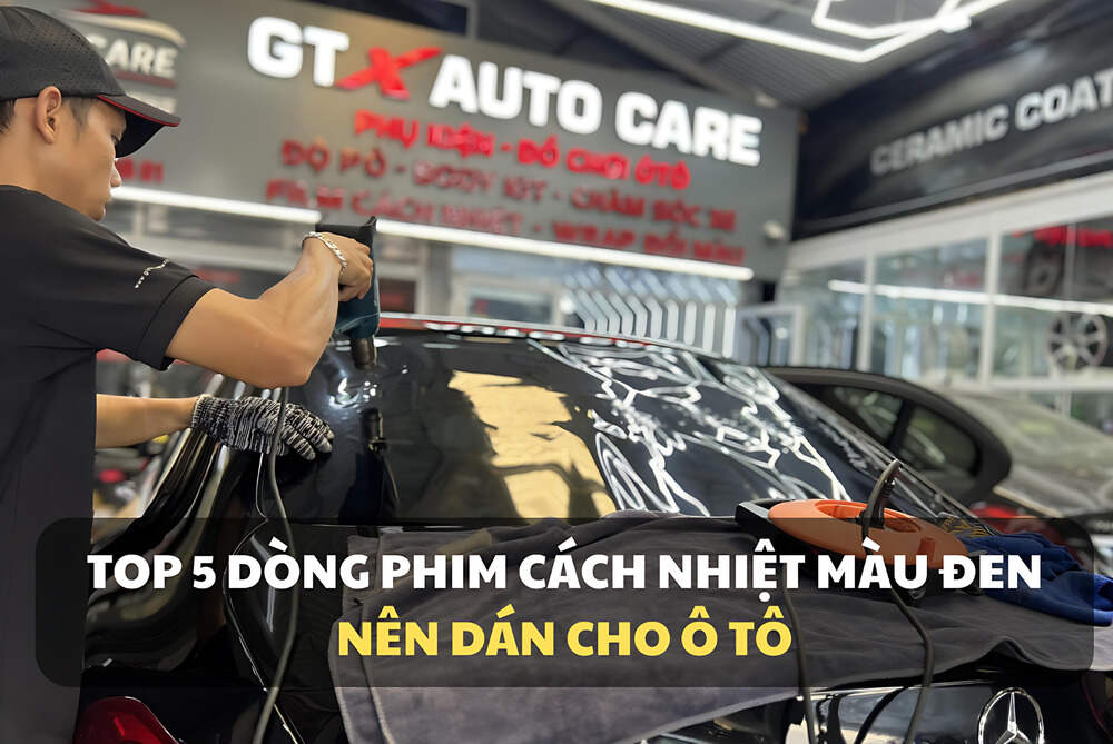 Phim cách nhiệt màu đen dành cho xế hộp