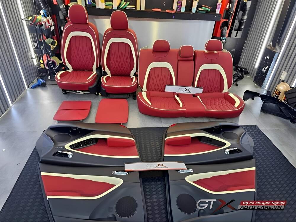 Quy trình chuẩn bọc ghế da tại GTX Auto Care