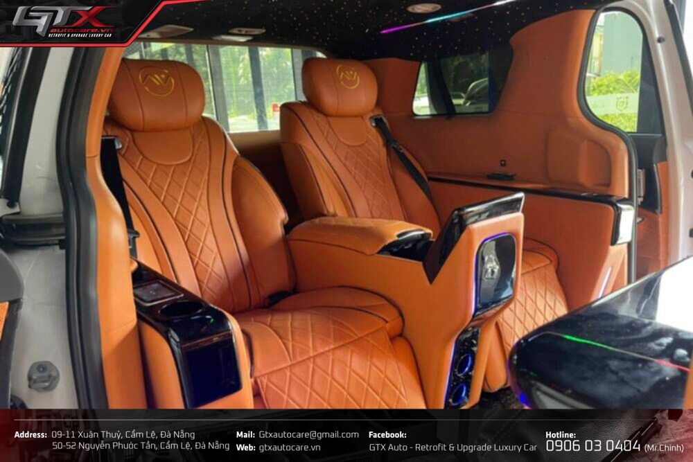 Quy trình độ ghế Limousine Kia Sedona tại GTX Auto Care