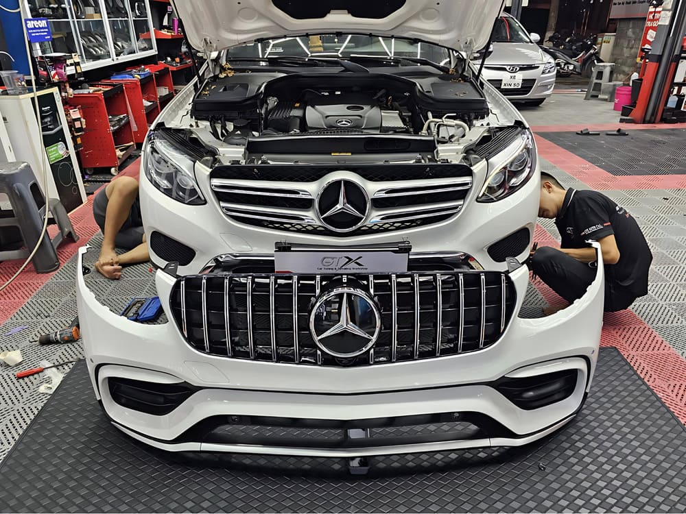 Quy trình độ mẫu body kit GLC63 tại GTX Auto Care