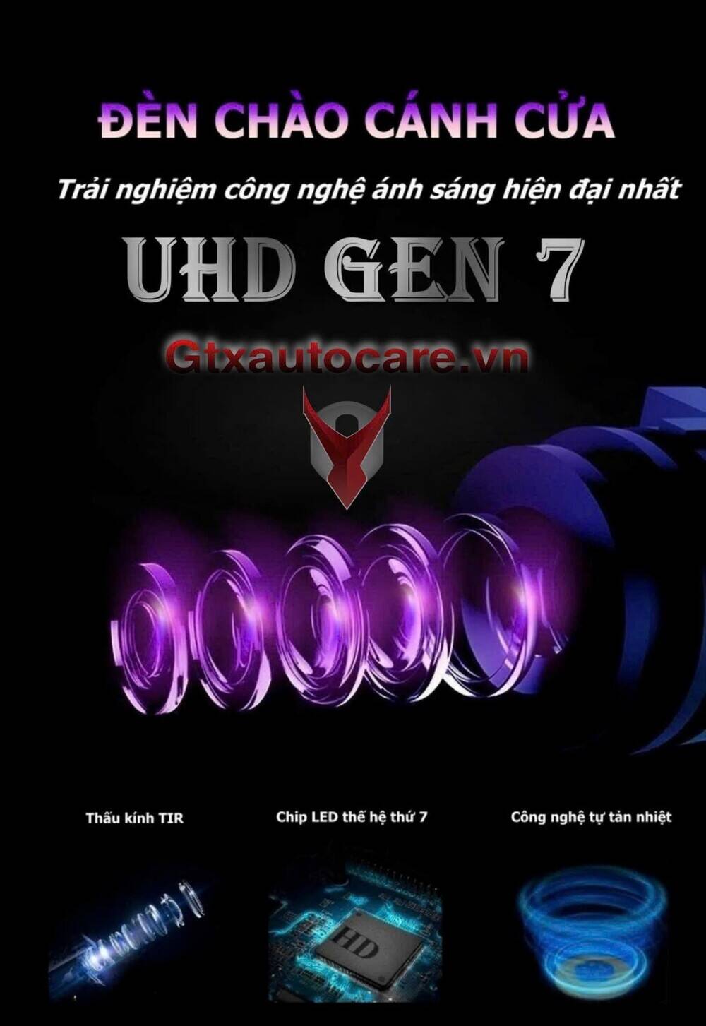 Quy trình lắp đặt bộ đèn chiếu logo xe hơi