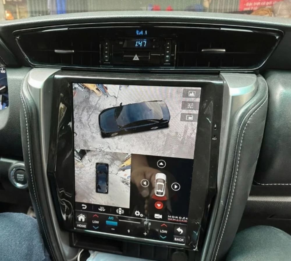 Quy trình lắp đặt màn hình Tesla Fortuner
