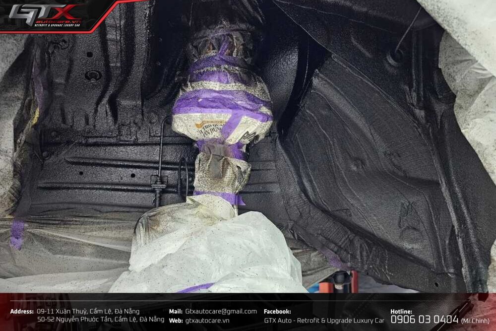 Quy trình phủ gầm xe ô tô chuyên nghiệp