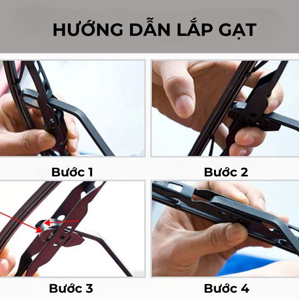 Quy trình thay gạt mưa ô tô
