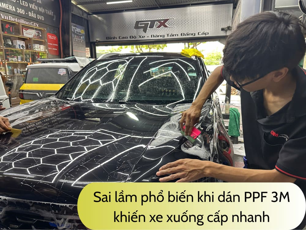Sai lầm phổ biến khi dán PPF 3M khiến xe xuống cấp