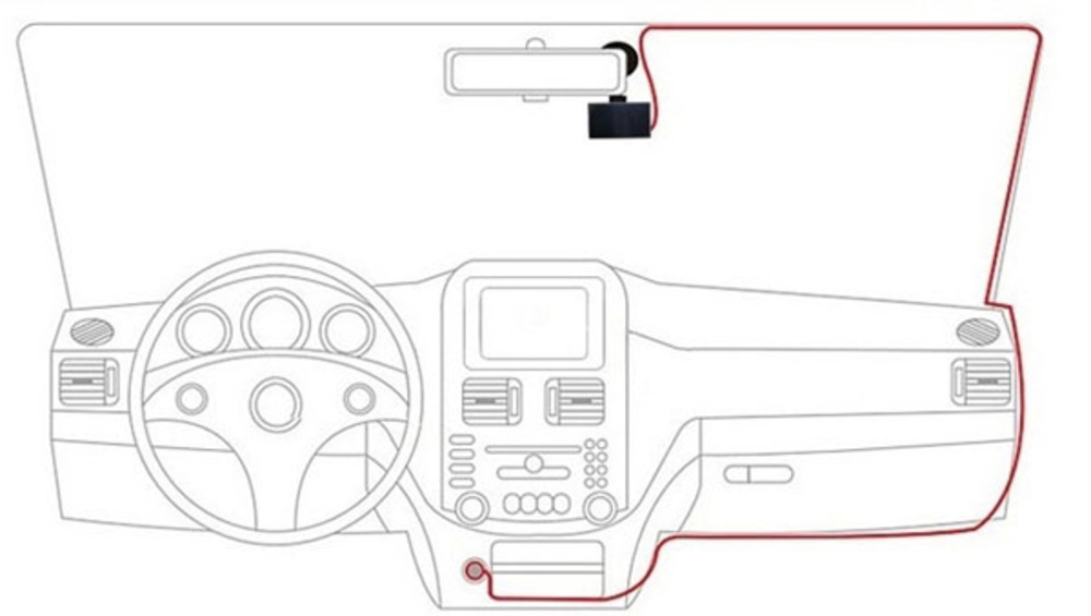 Sơ đồ lắp camera hành trình đúng kỹ thuật