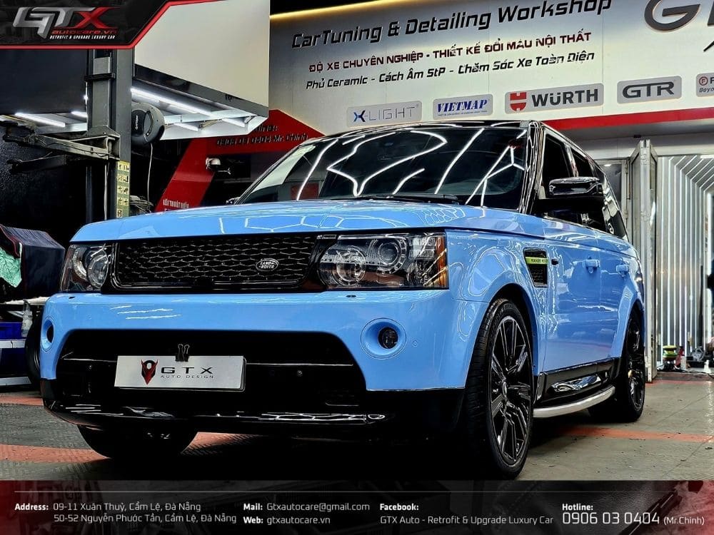 Sơn đổi màu cho Range Rover