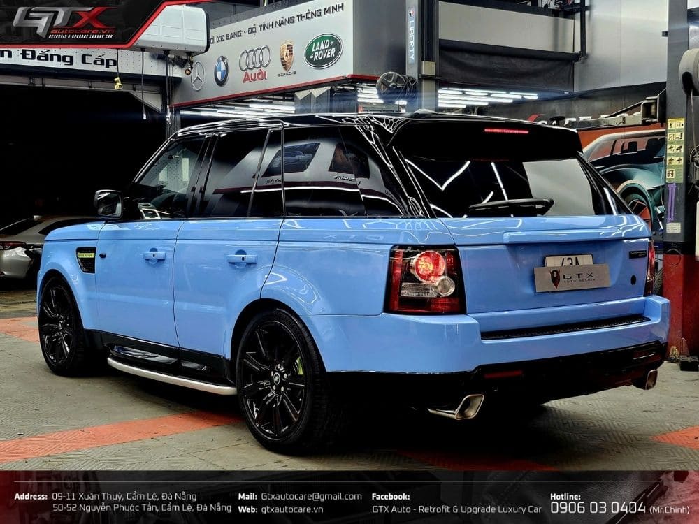 Sơn đổi màu cho xe Range Rover