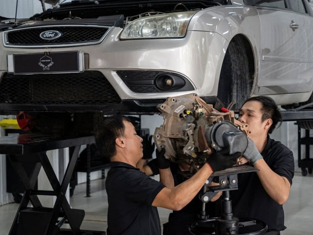 Sơn mâm xe tại Huan Thanh Workshop