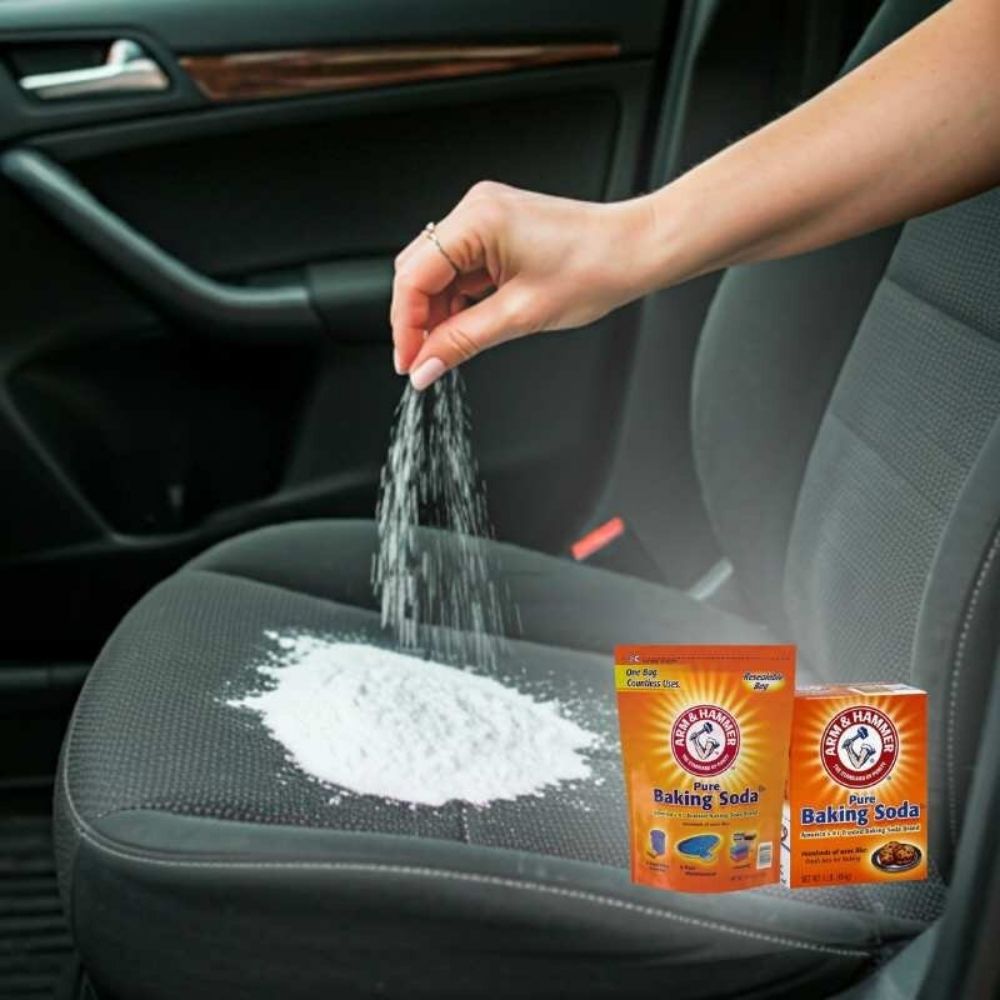 Sử dụng Baking Soda khử mùi tự nhiên cho xe