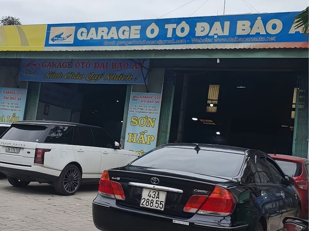 Thay nhớt ô tô tại garage Đại Bảo An