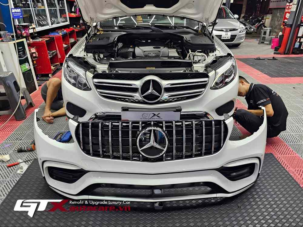 Thi công bộ Body Kit GLC 63 AMG