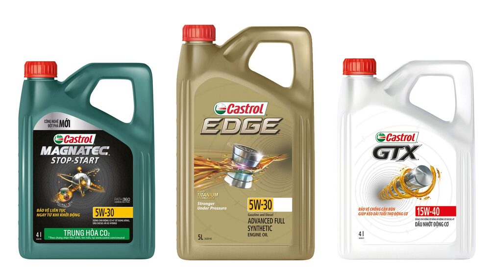 Thương hiệu dầu nhớt uy tín Castrol