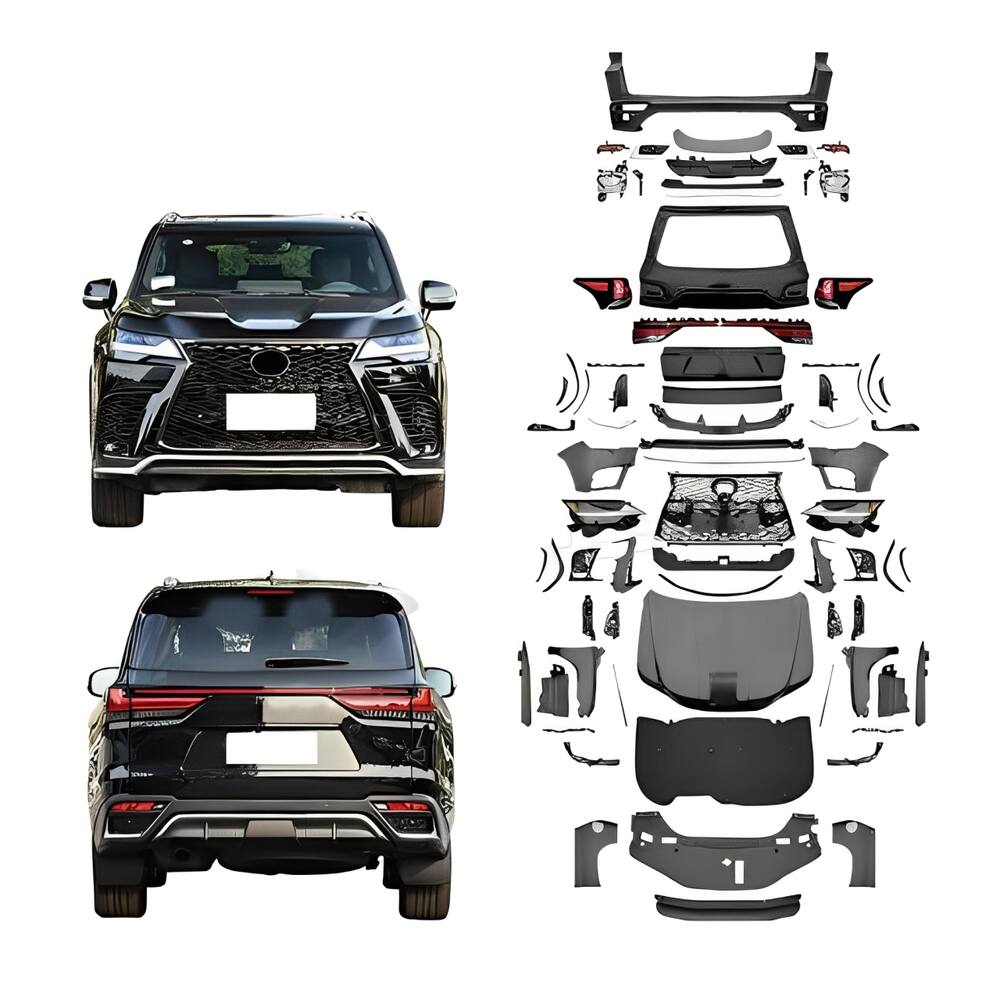 Trọn bộ độ body kit Lexus LX570 cho xe Toyota Fortuner