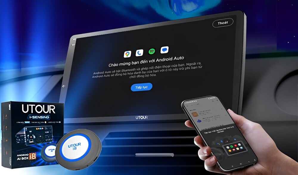 Utour i8 tích hợp các tính năng thông minh