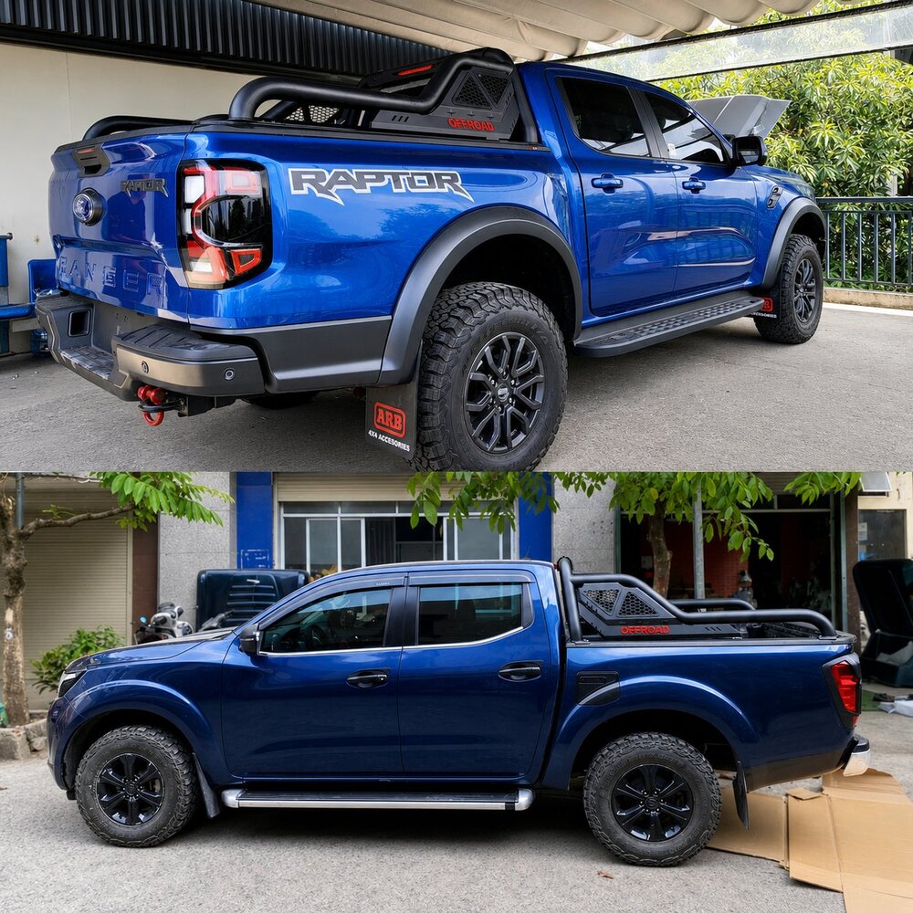 Vai thể thao Ford Ranger Raptor thương hiệu Offroad