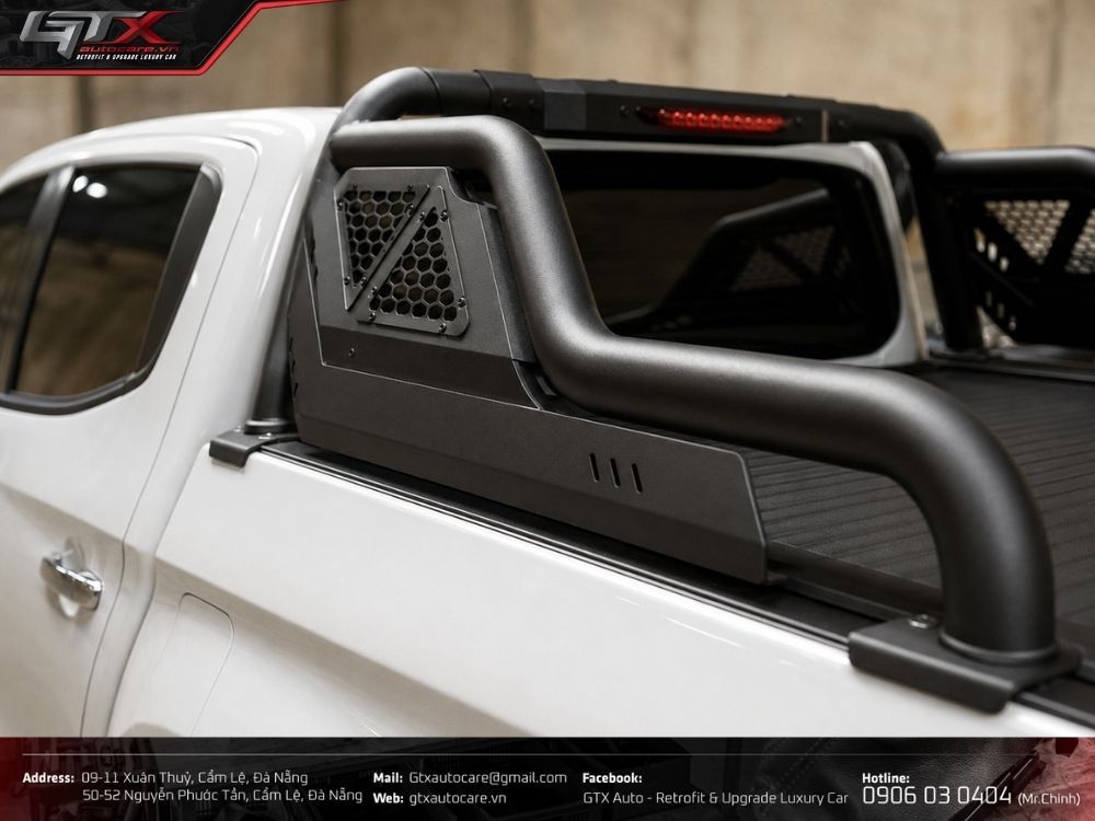 Vai thể thao làm tăng vẻ ngoài hầm hố cho xe Mitsubishi Triton
