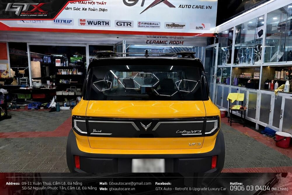 VF3 nâng cấp đèn hậu tại GTX Auto Care 