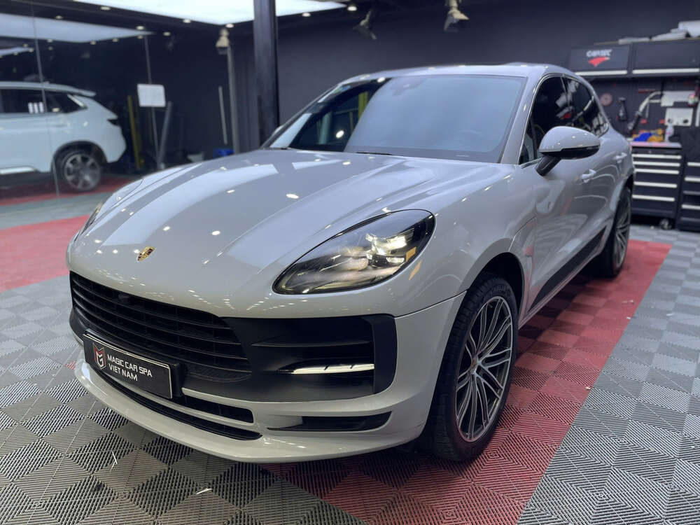 Wrap đổi màu xe porsche