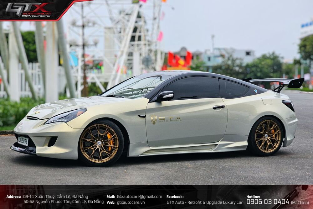 Xe Genesis độ với body kit thể thao mạnh mẽ