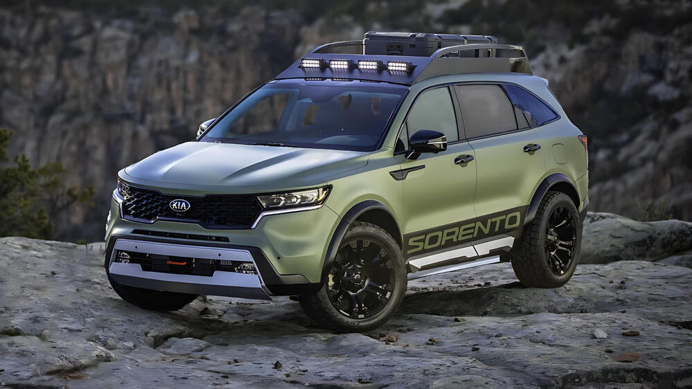 Xe Kia độ mâm offroad năng động, cá tính và mạnh mẽ