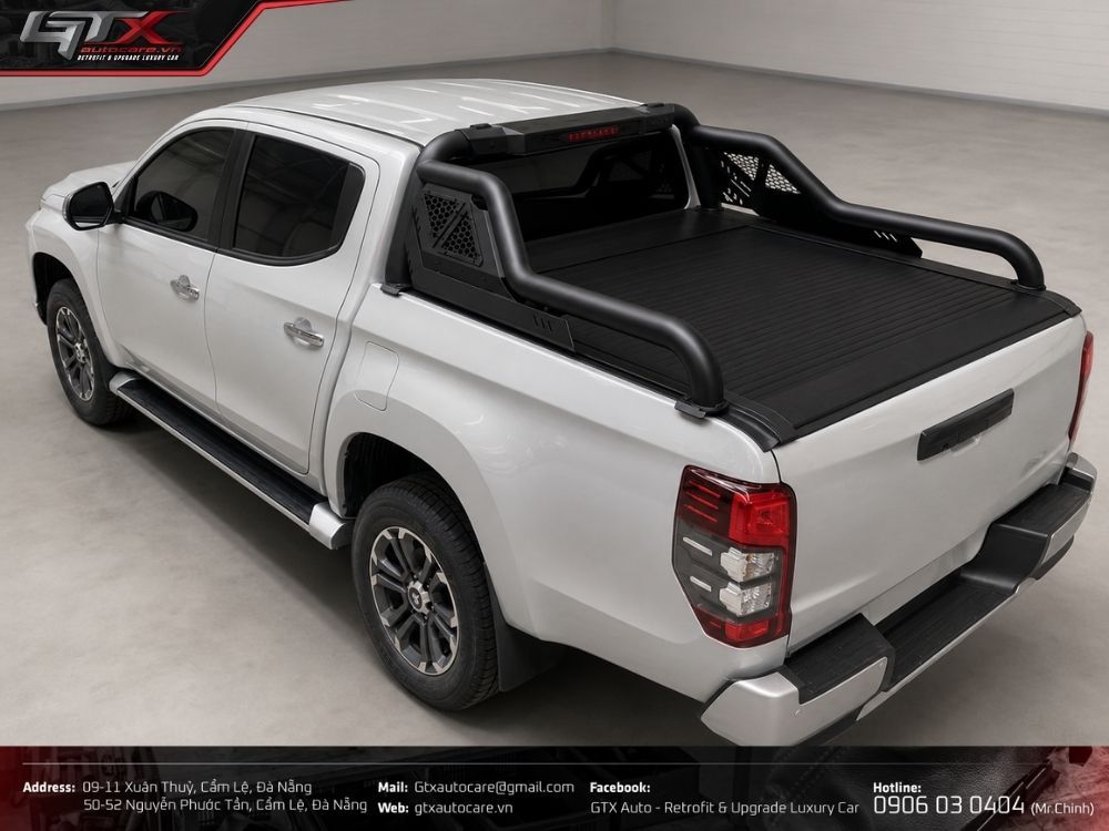 Xe Mitsubishi Triton sau khi lắp vai thể thao