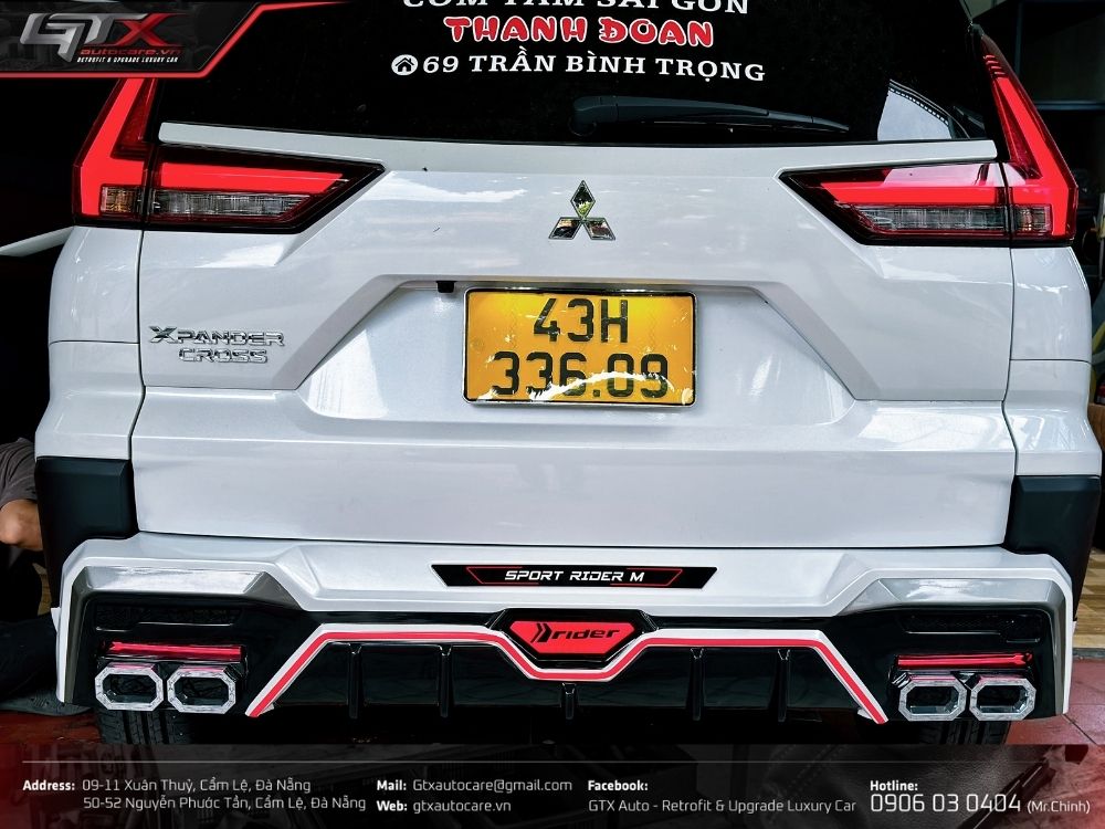 Xpander độ body kit cản sau