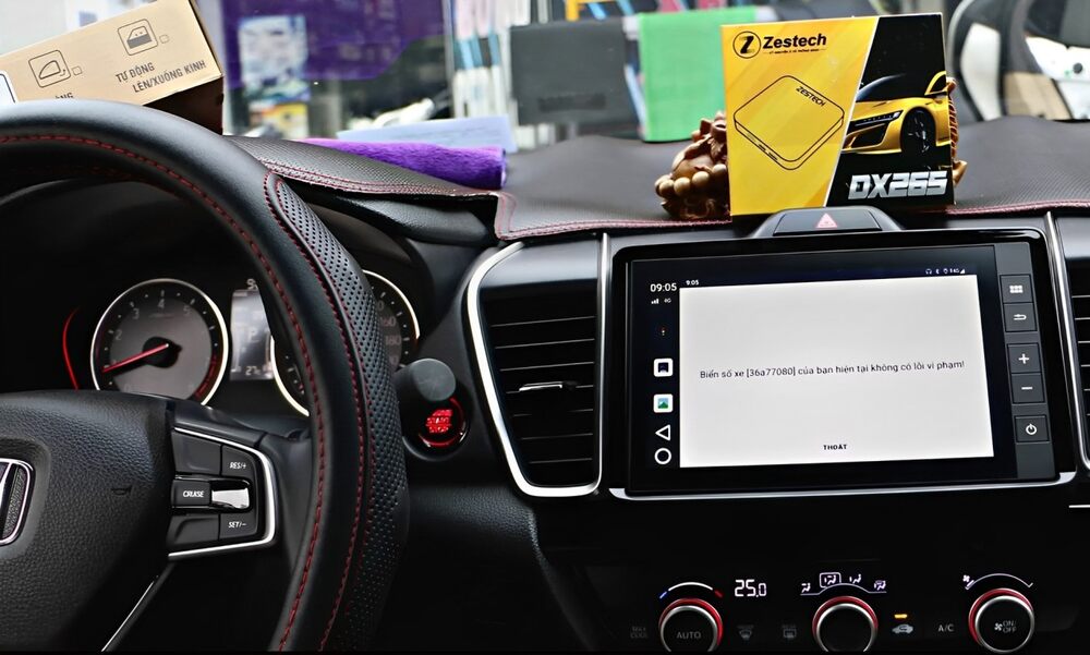 Zestech Android Box hỗ trợ kiểm tra thông tin phạt nguội